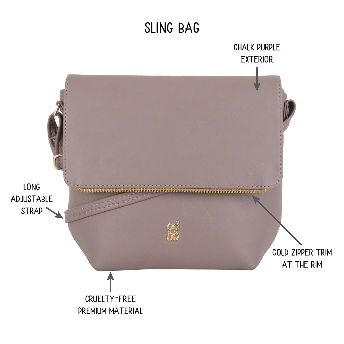 Etsu Purple XS Tote Sling Bags