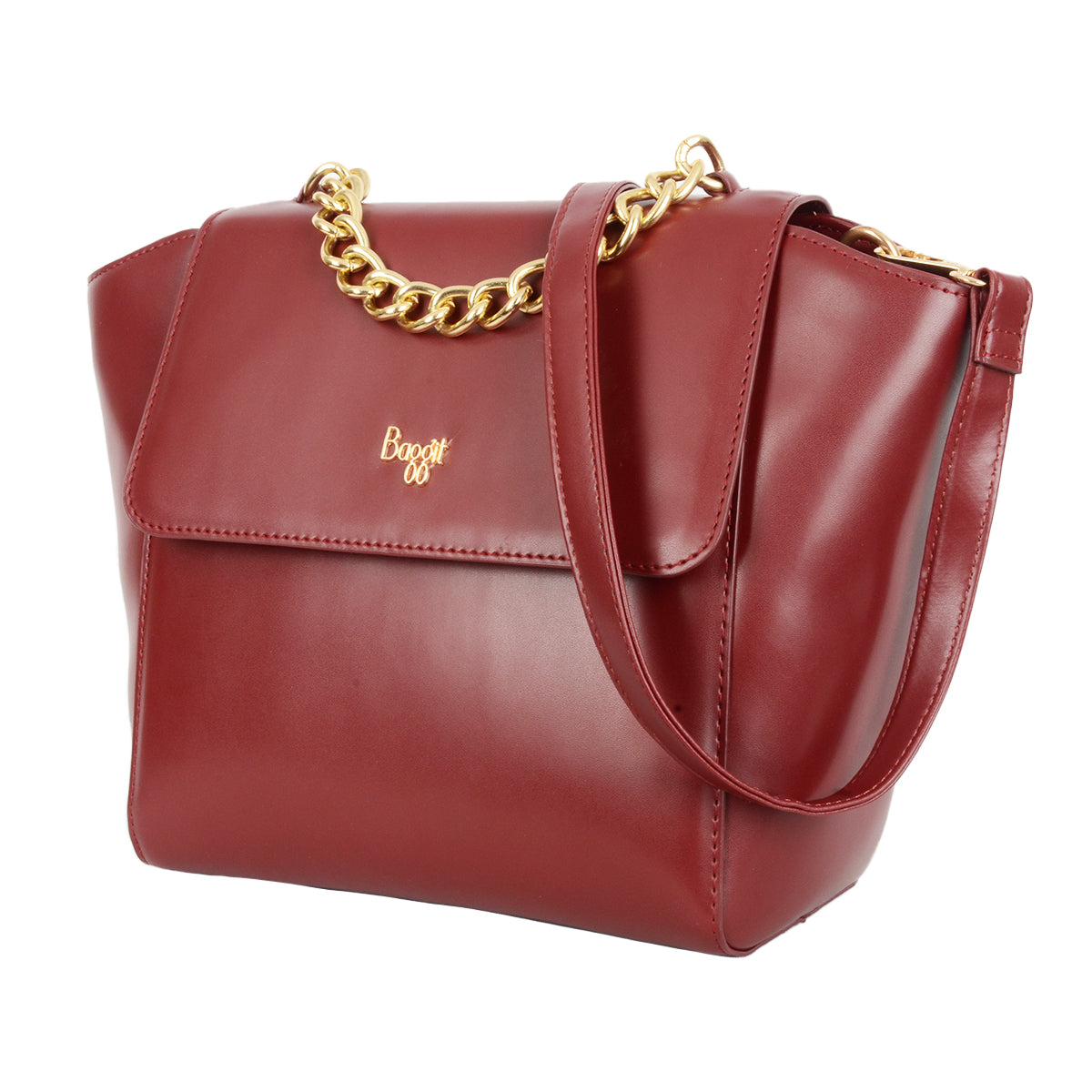 Glop Red Small Satchel Bag
