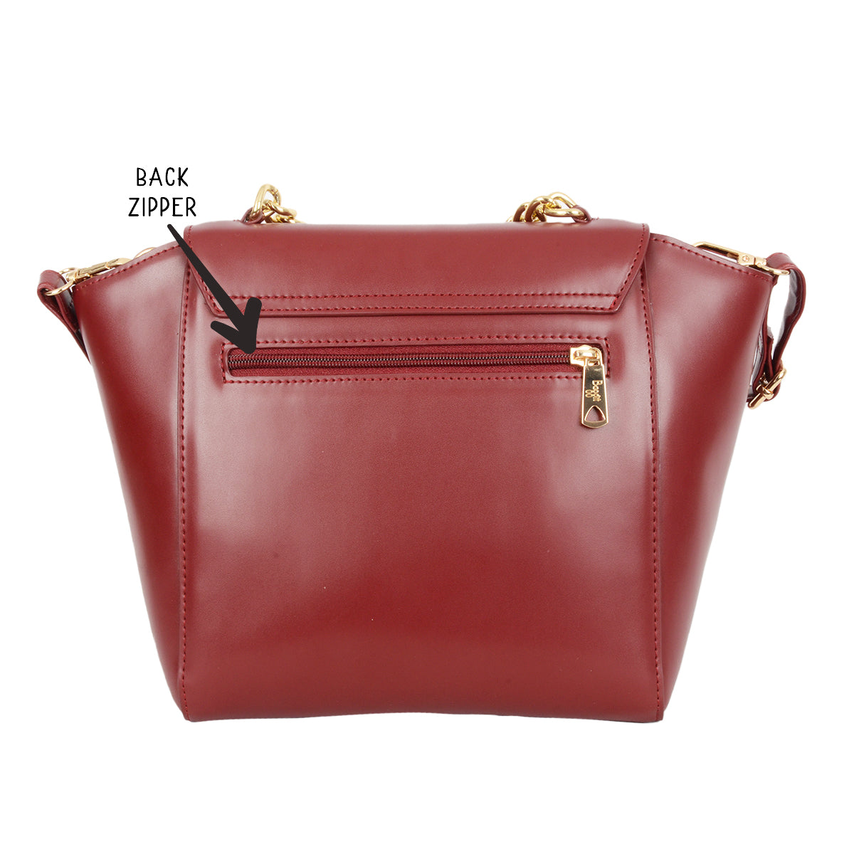 Glop Red Small Satchel Bag