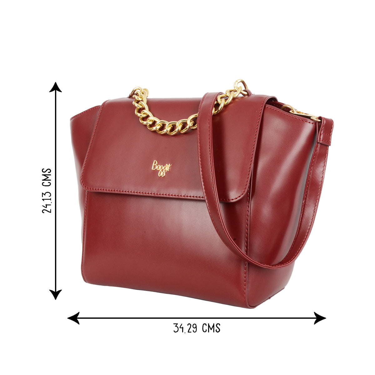 Glop Red Small Satchel Bag