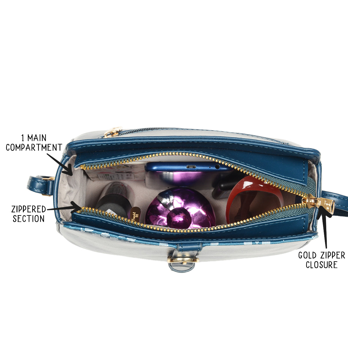 Budding Green Small Saddle Bags