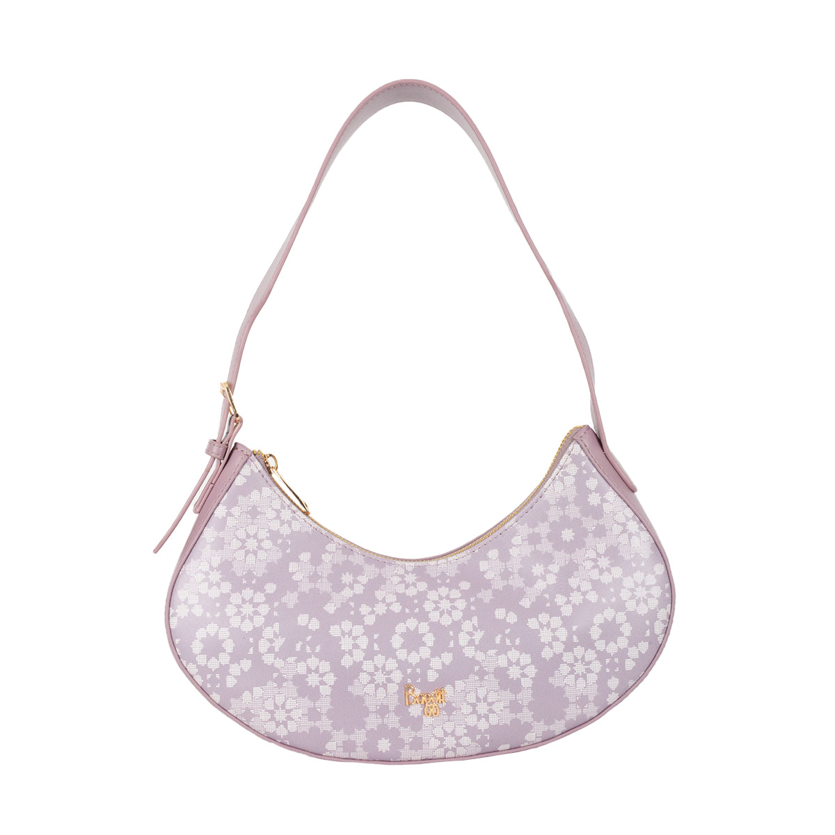 Dainty Pink Small Baguette Bag