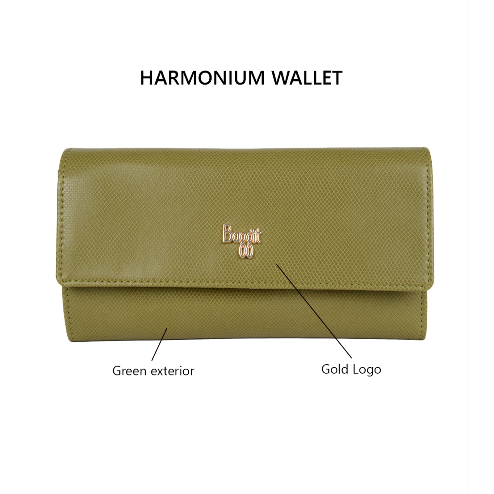 Austin Green Large Harmonium Wallet