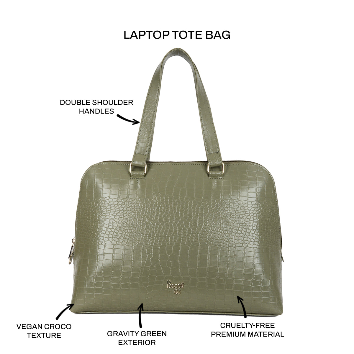 Hobo Green Large Laptop Bowling Bags