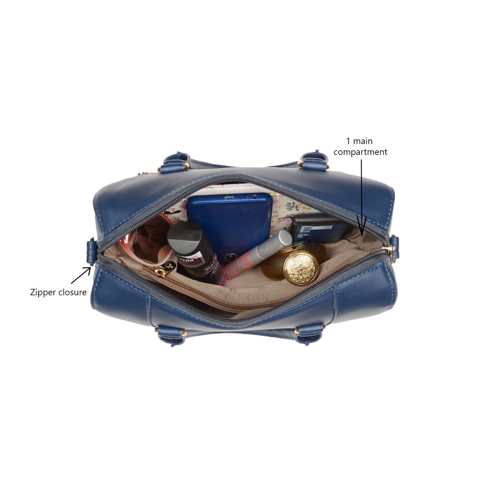 Spinner Blue Medium Duffel Bags