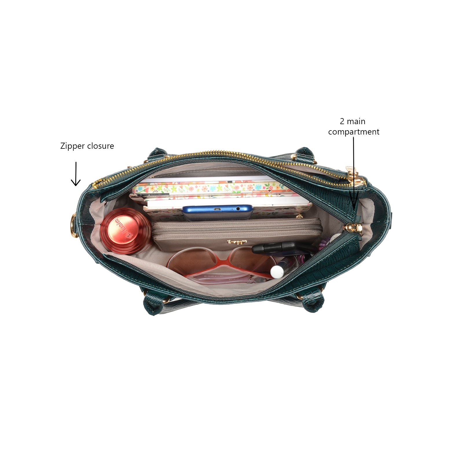 Stray Green Medium Tote Bags