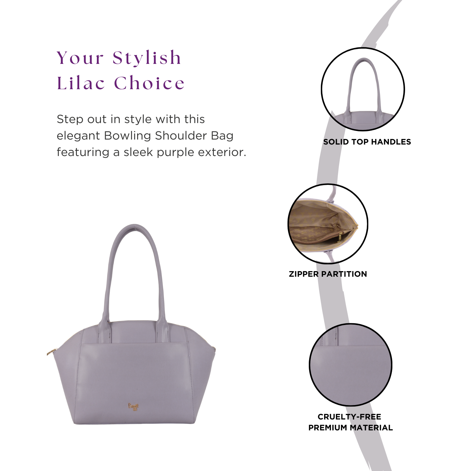 Gryphon Purple Medium Bags