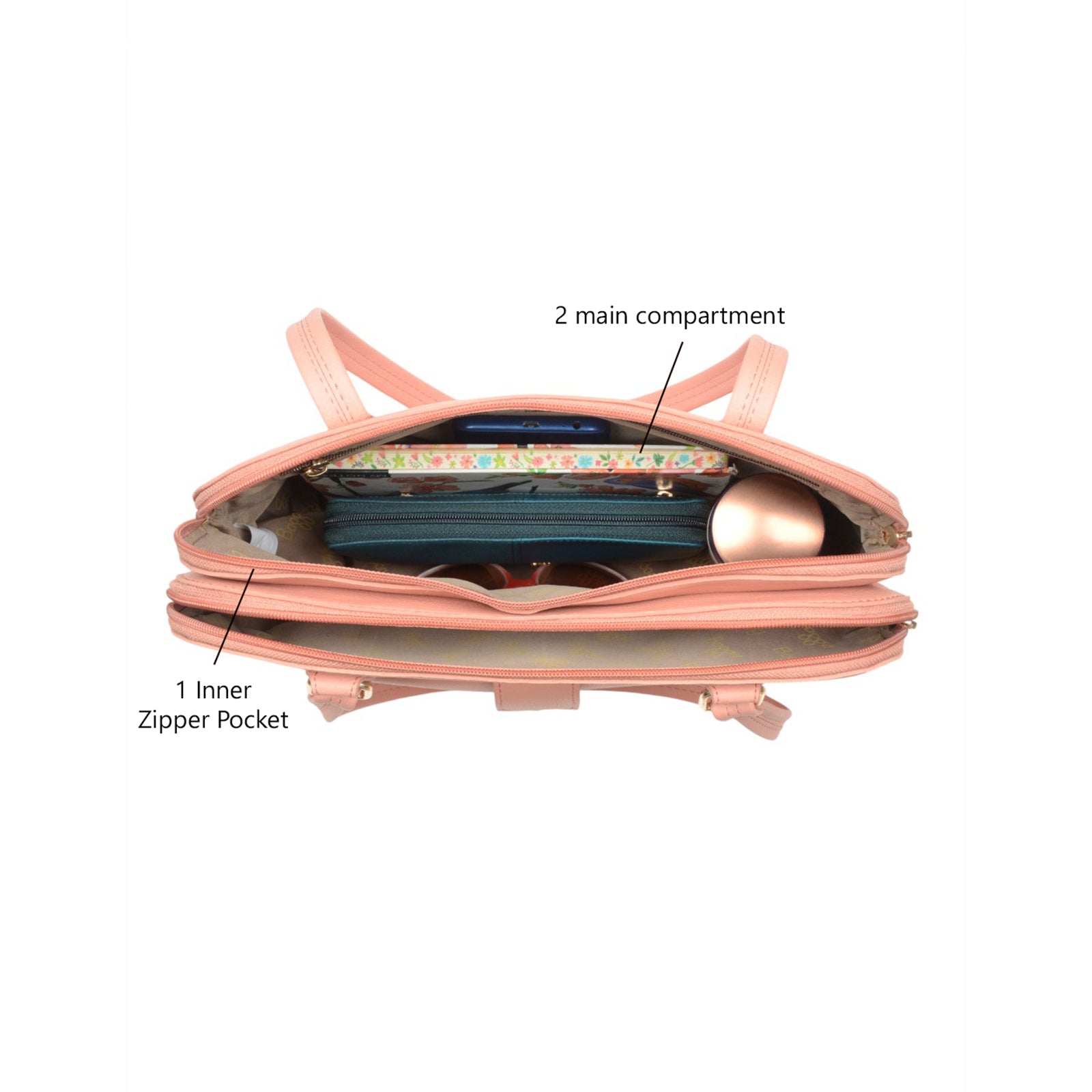 Tenzo Pink Medium Bags