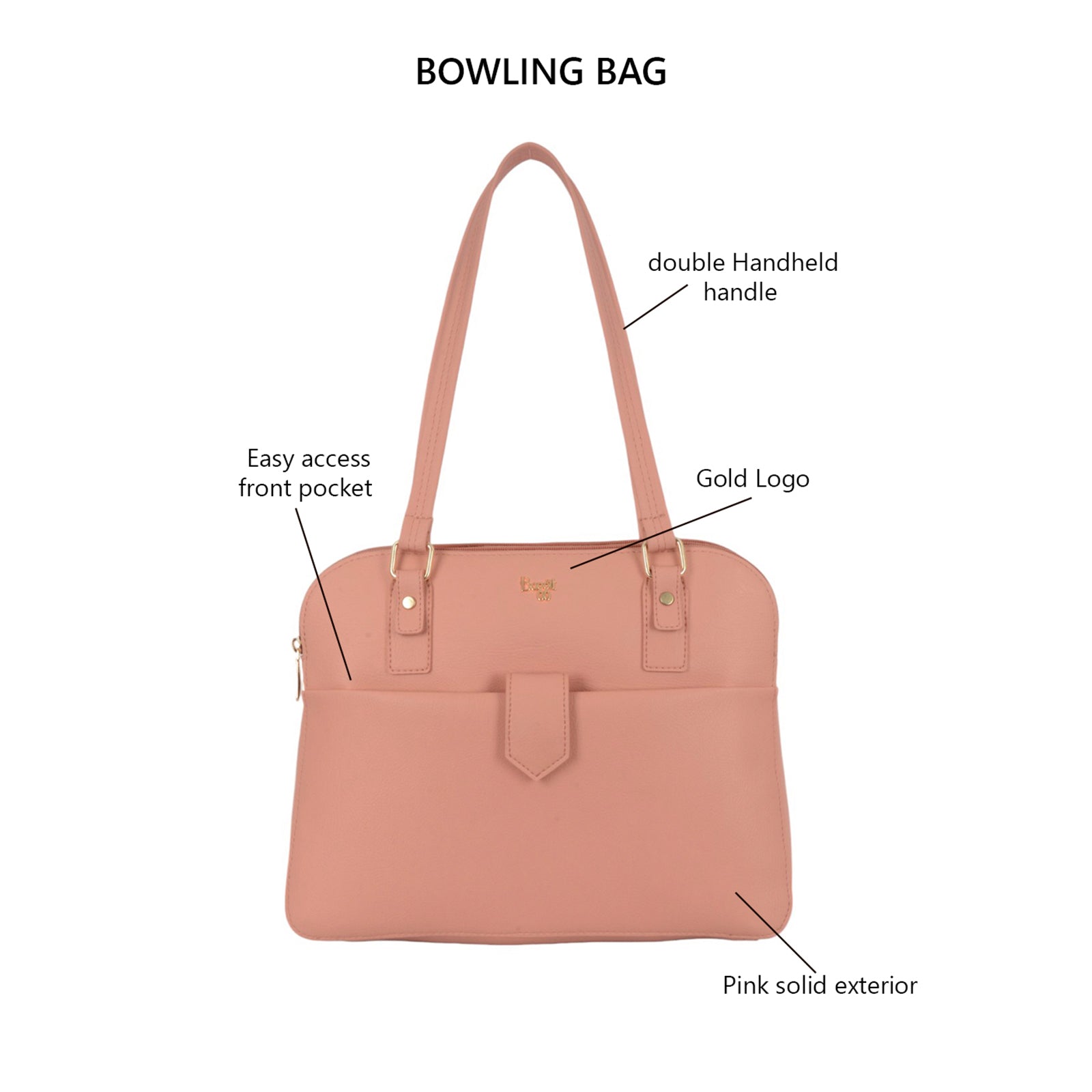 Tenzo Pink Medium Bags