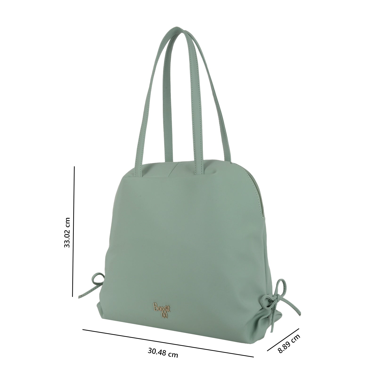 Swirl Green Large Bag