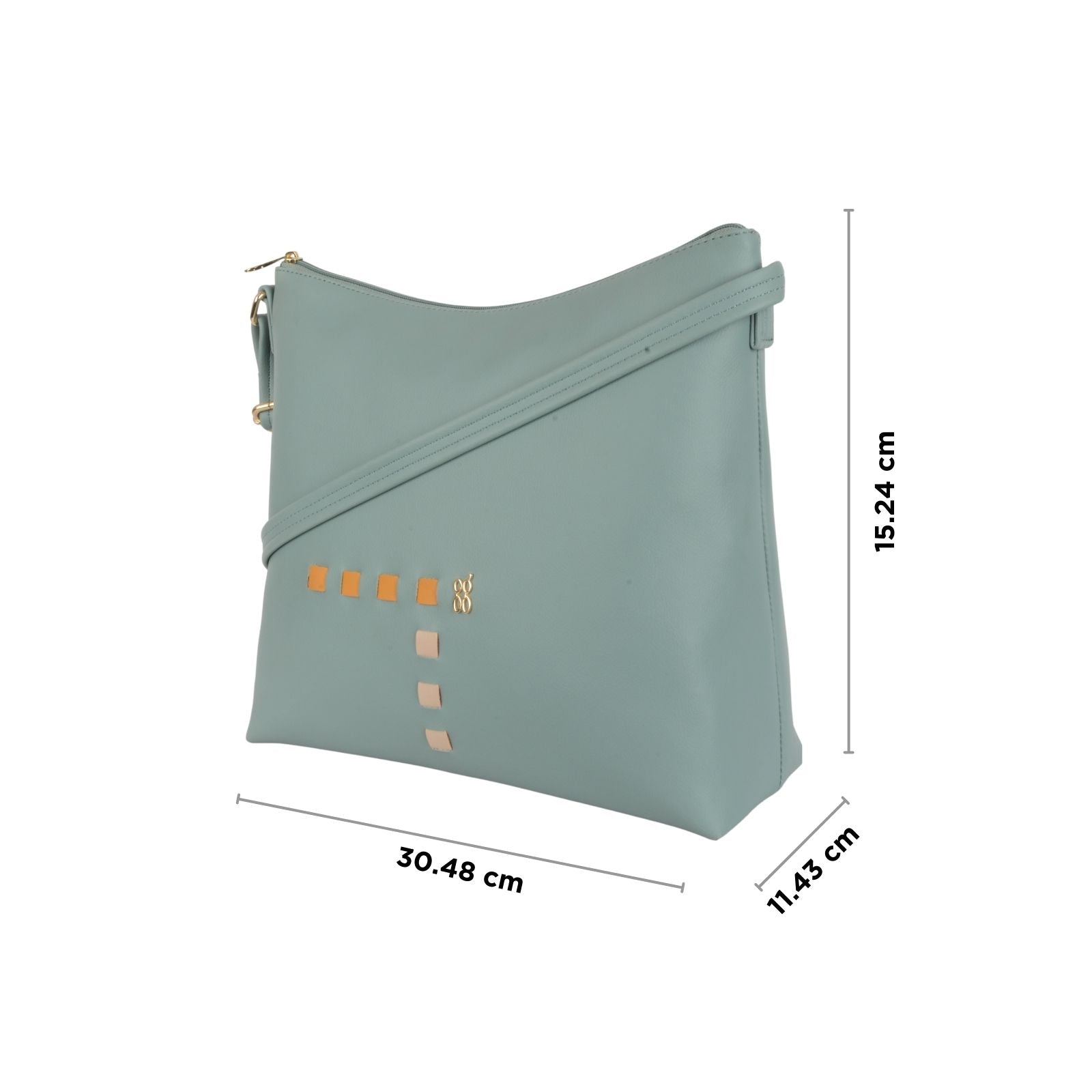 Taboo Blue Medium Hobo Sling Bag