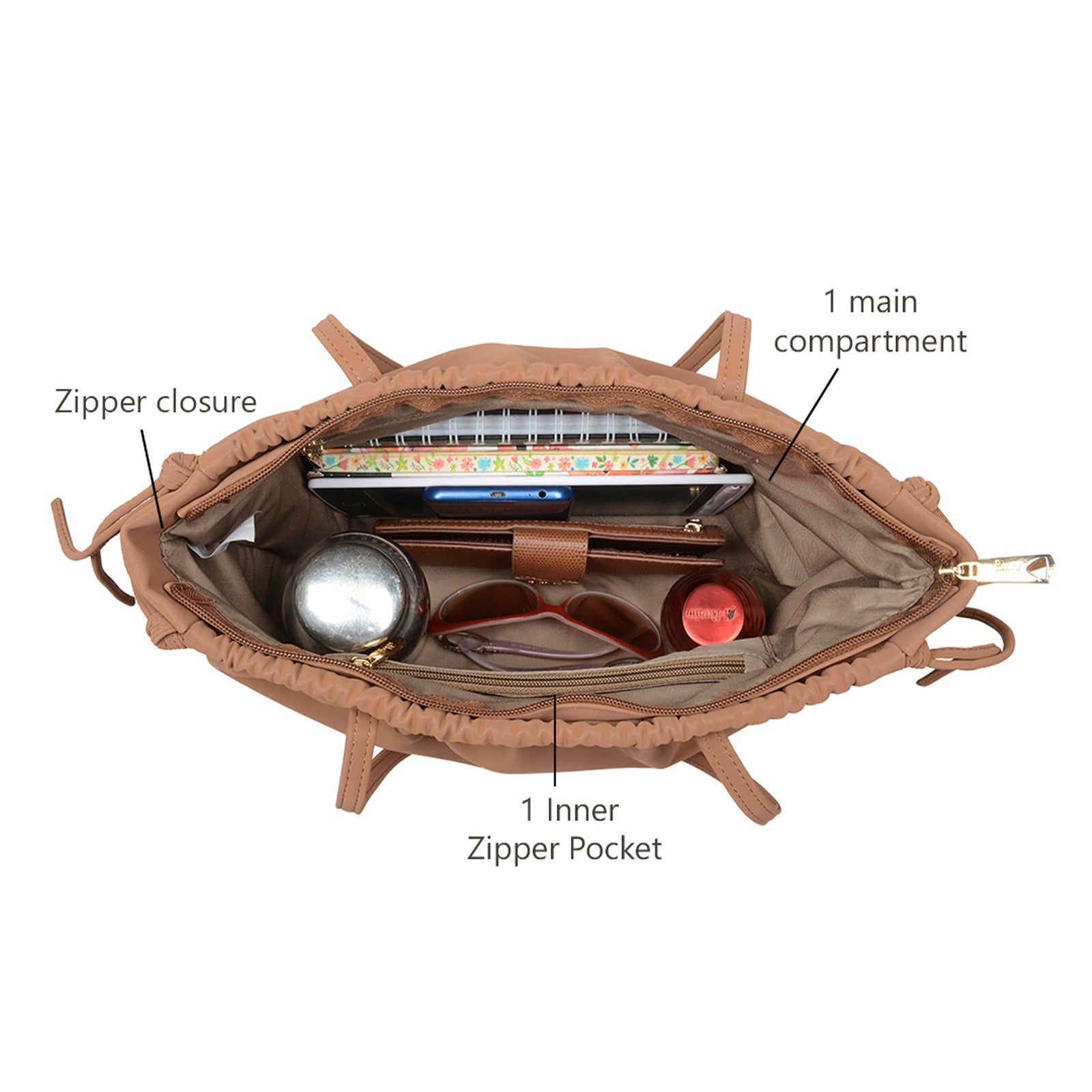 Lipsey Tan Medium Bag