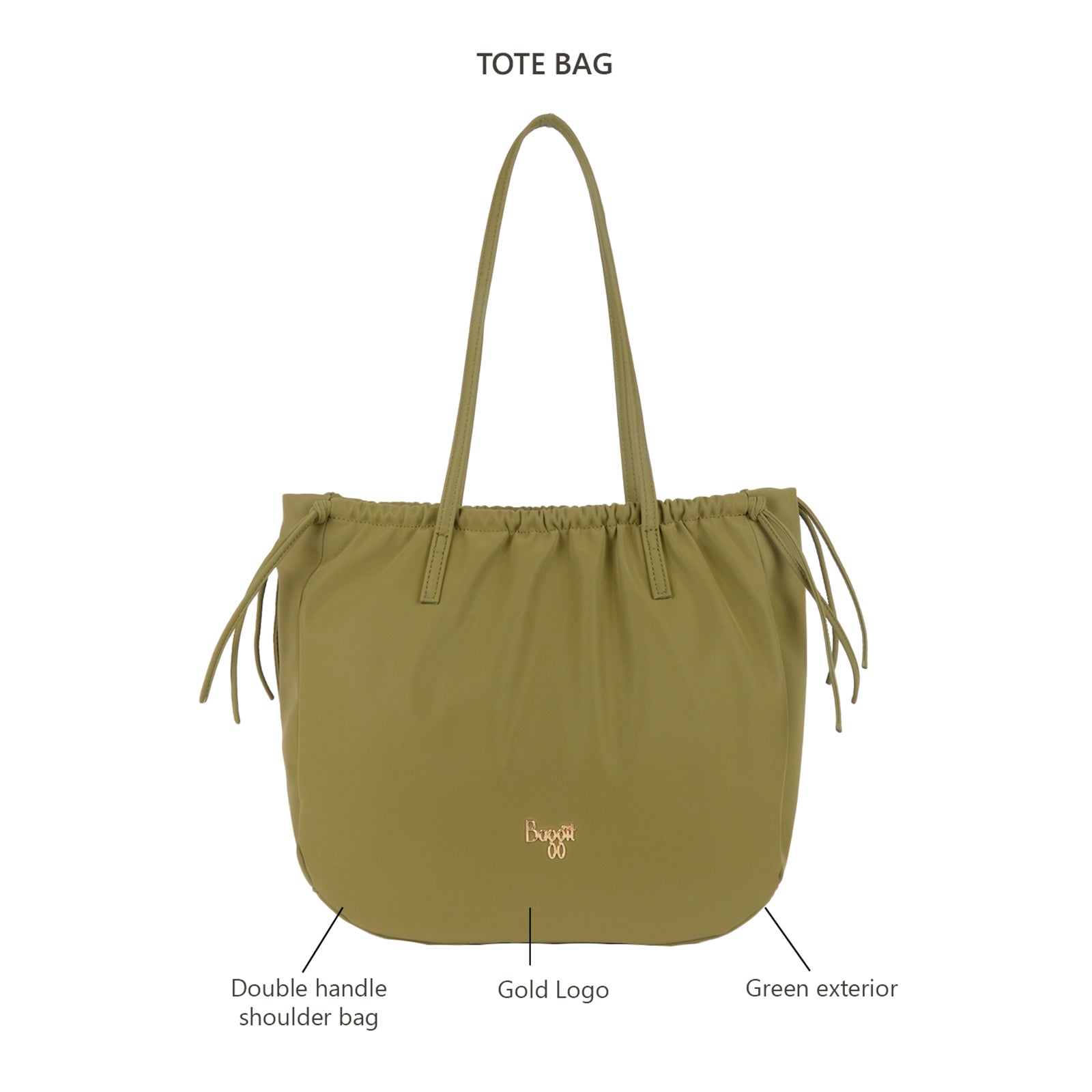 Lipsey Green Medium Bag