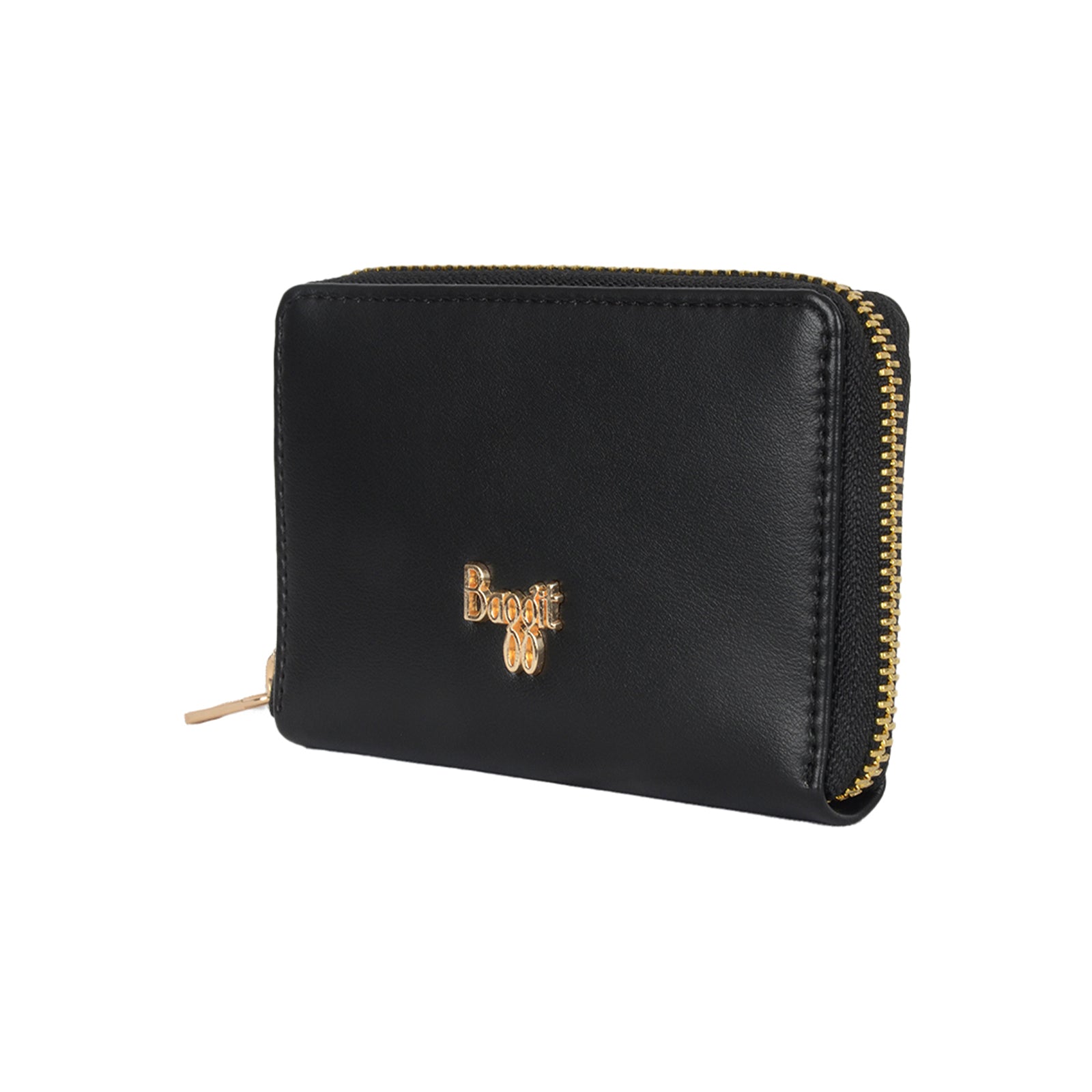 Varian Black Small Ziparound Wallet