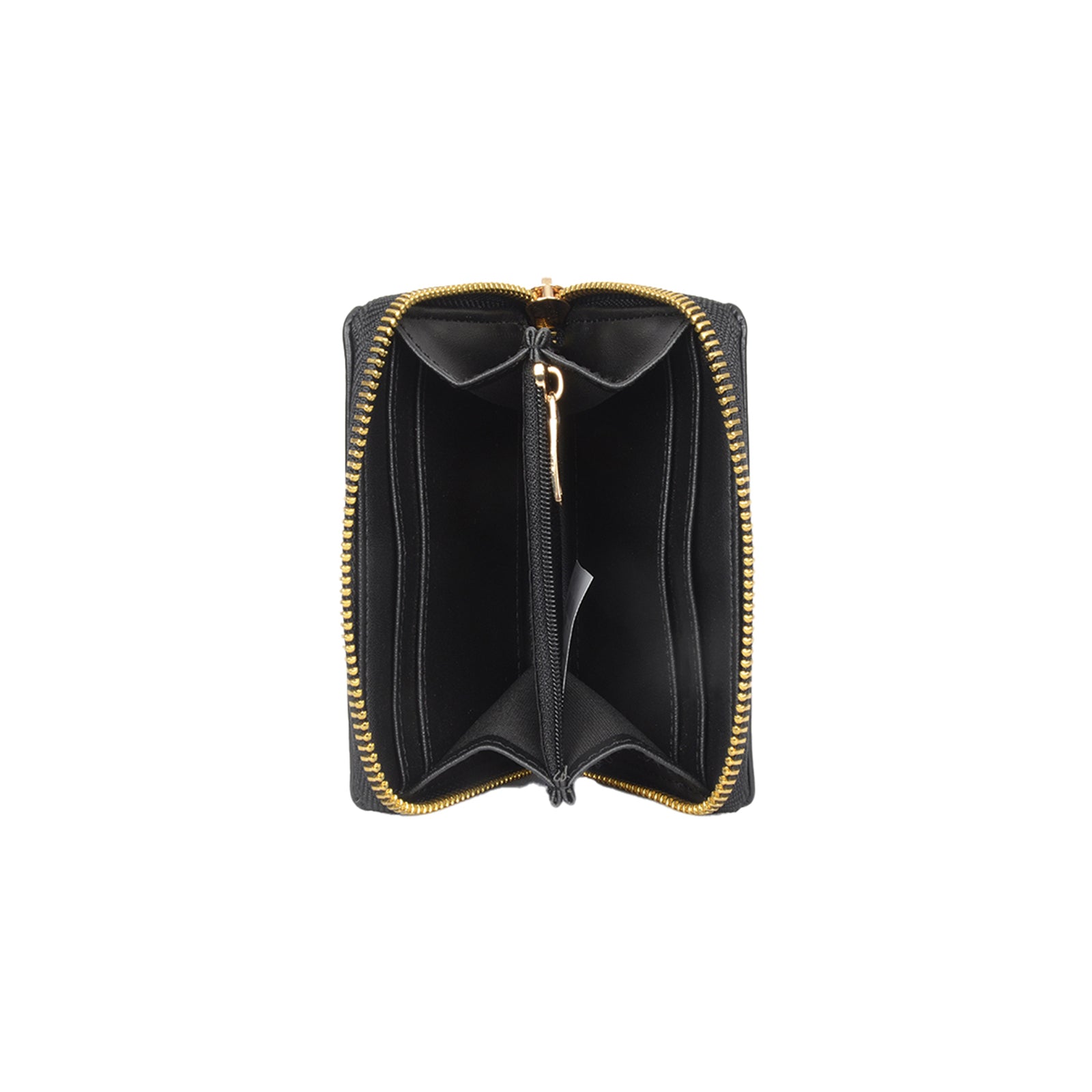 Varian Black Small Ziparound Wallet