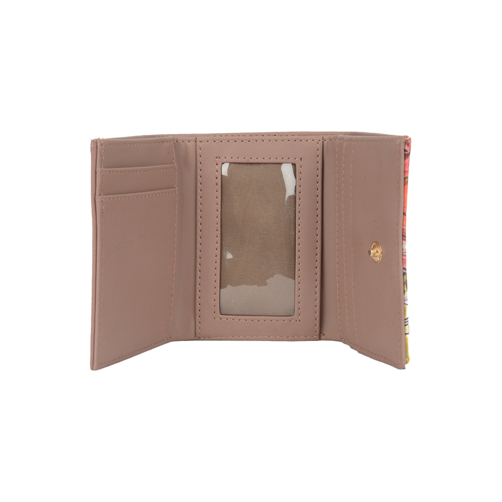 Dior Pink Small Three Fold Wallets