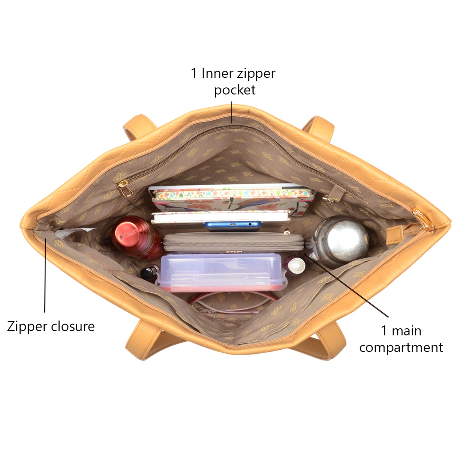 Bamboo Yellow Oversize Bags