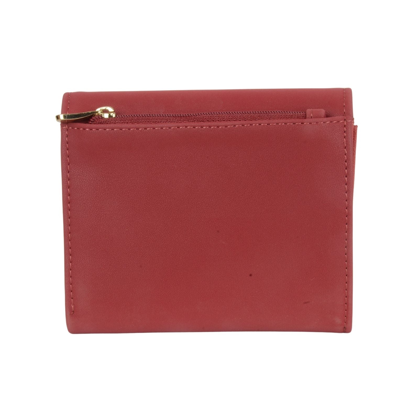 Coko Red Small Three Fold Wallet