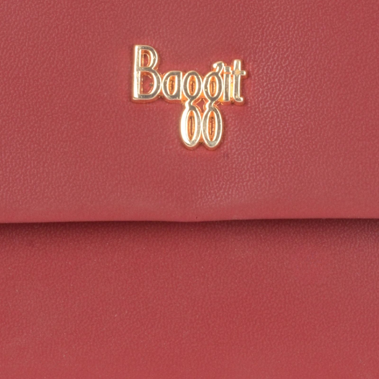 Coko Red Small Three Fold Wallet