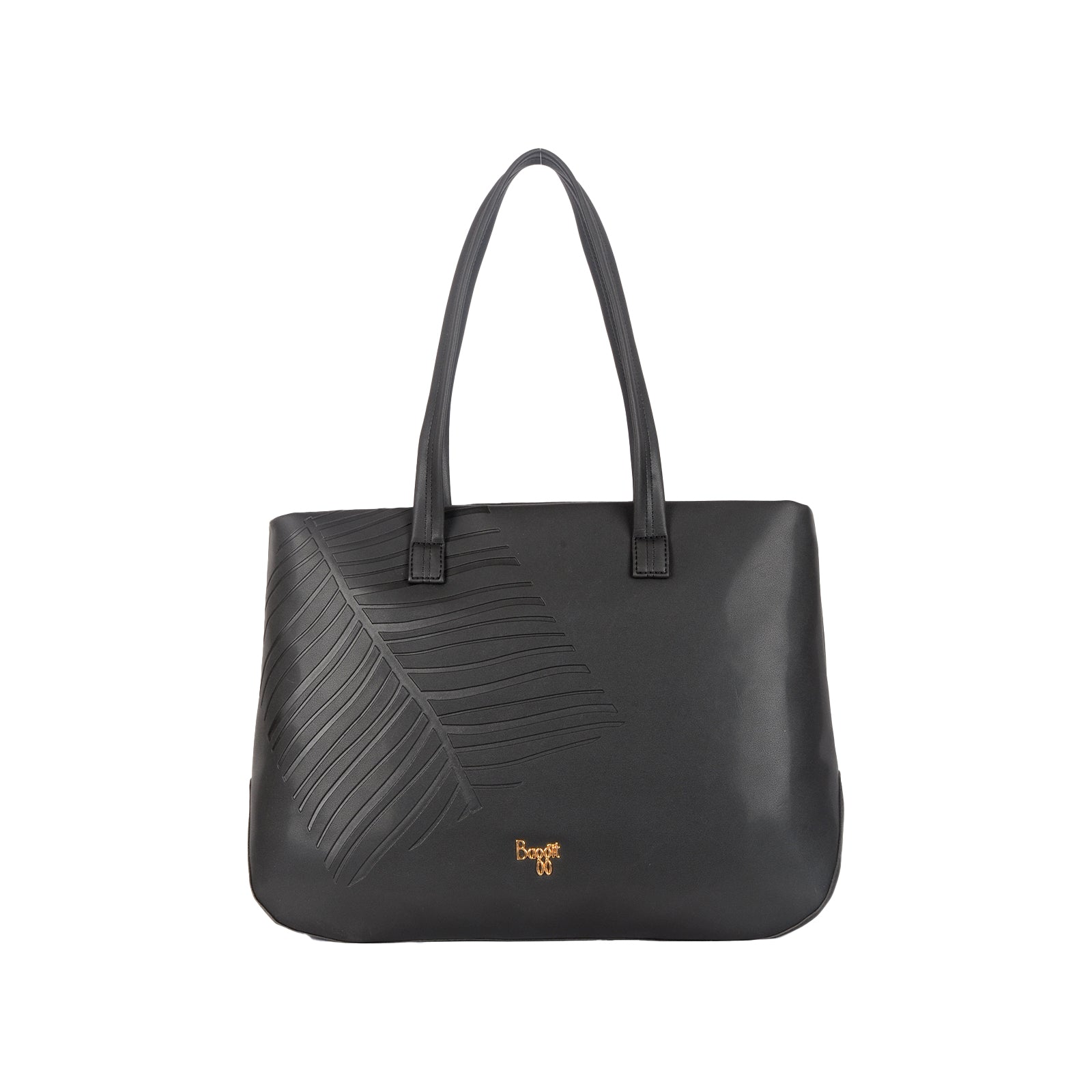 Petaline Black Large Tote Bag