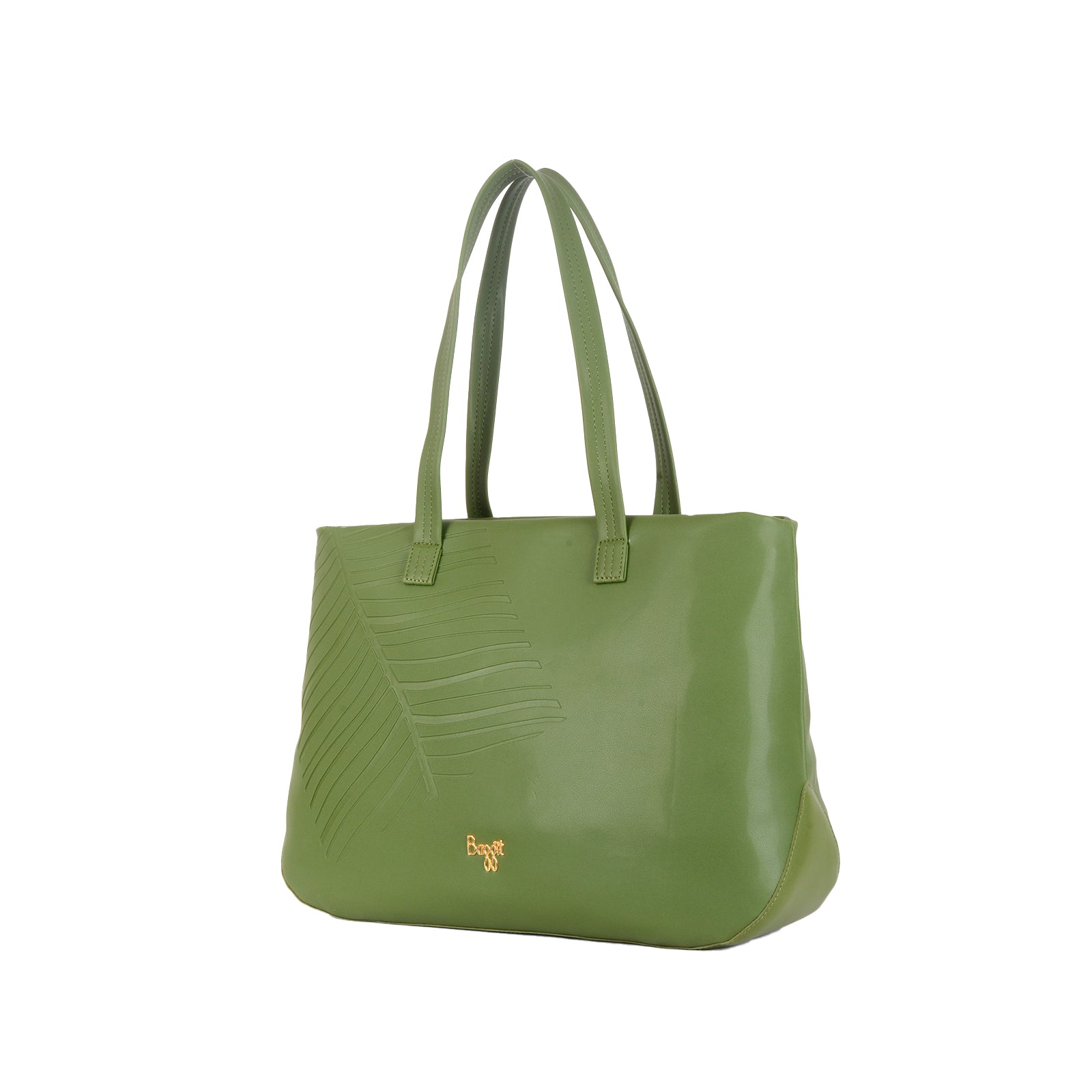 Petaline Green Large Tote Laptop Bag