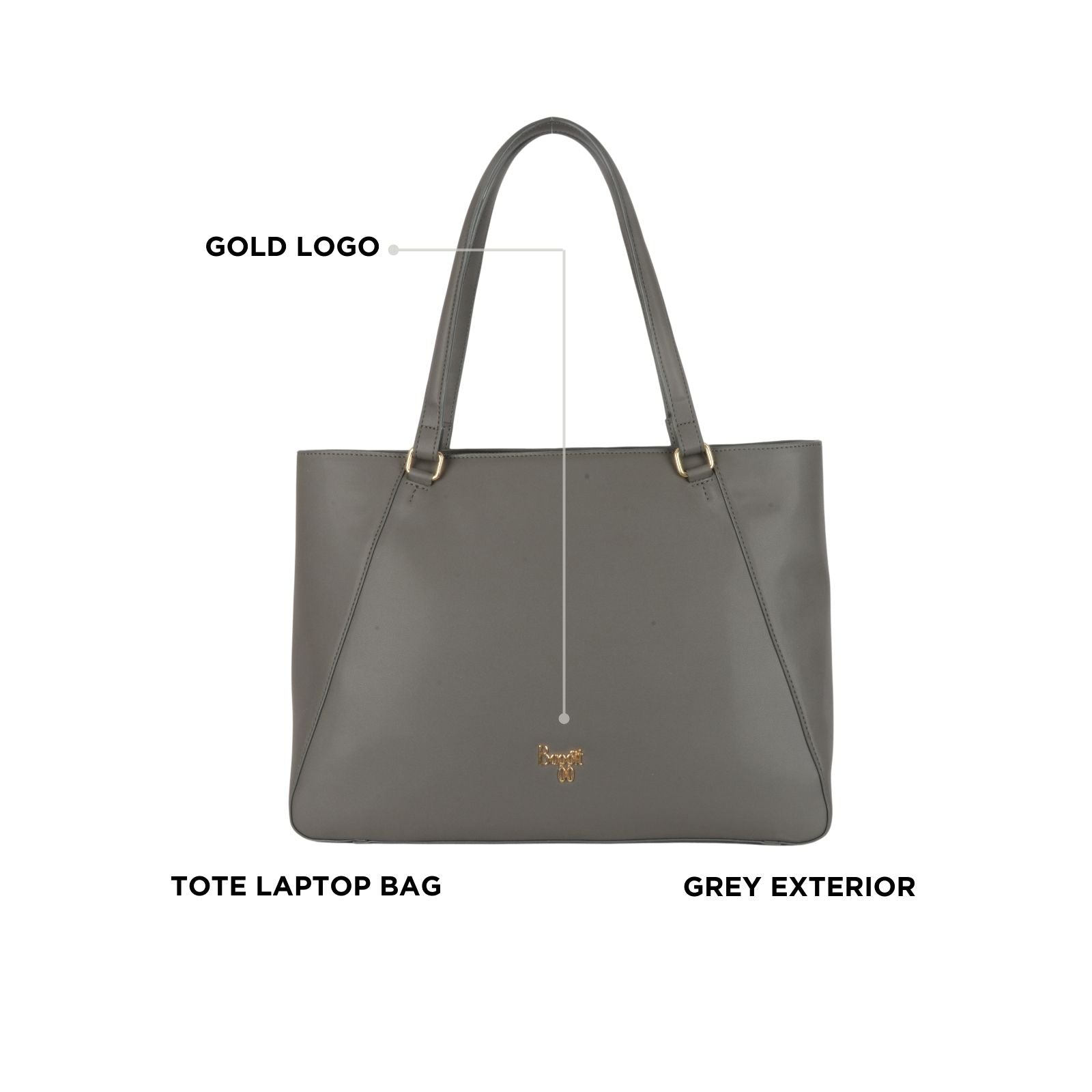 Yoko Grey Large Tote Bag