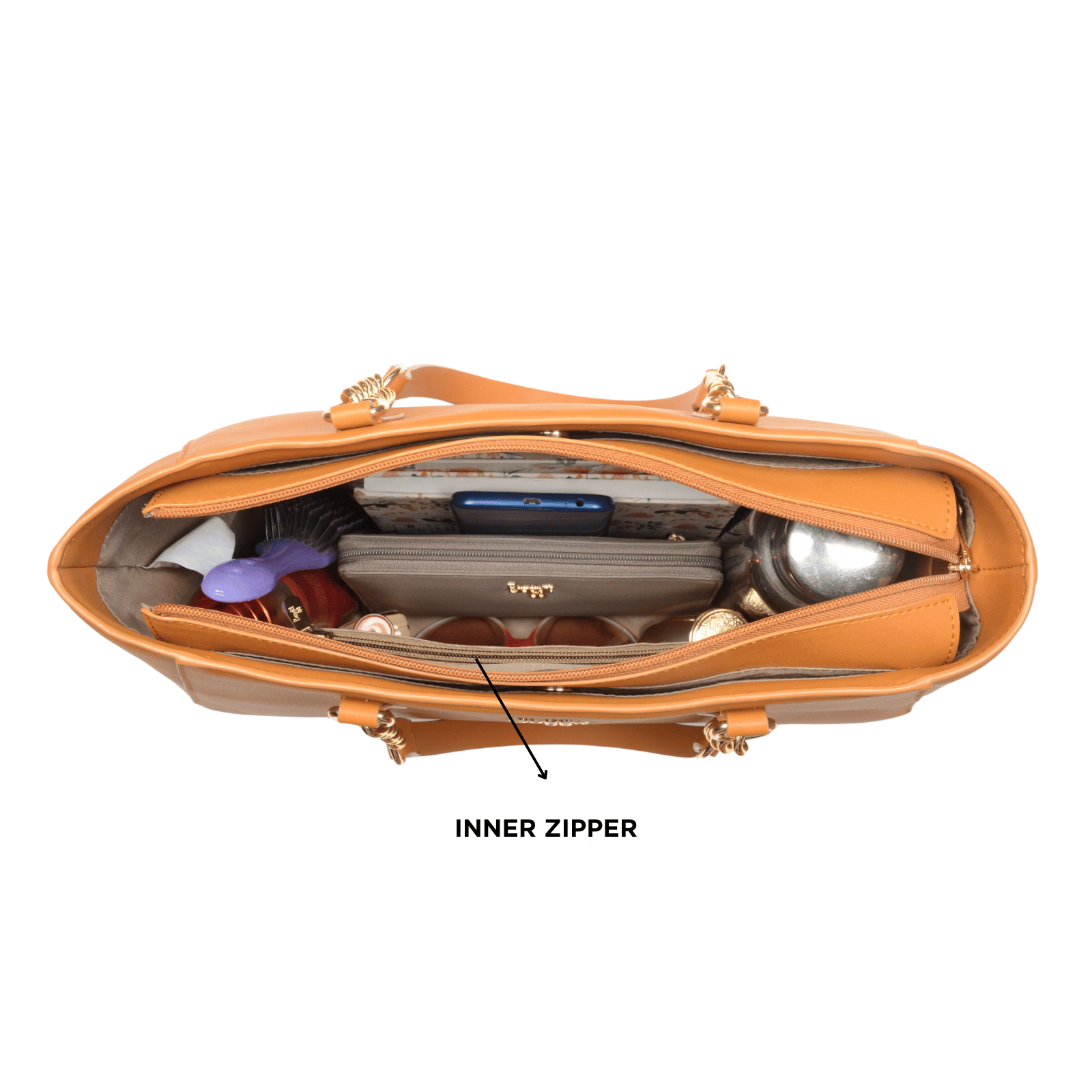 Caren Mustard Large Bag