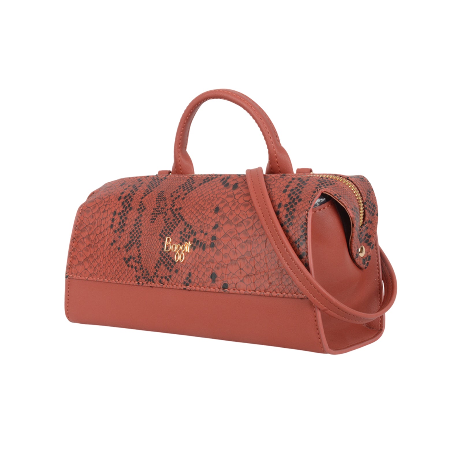 Python Tan Small Bag