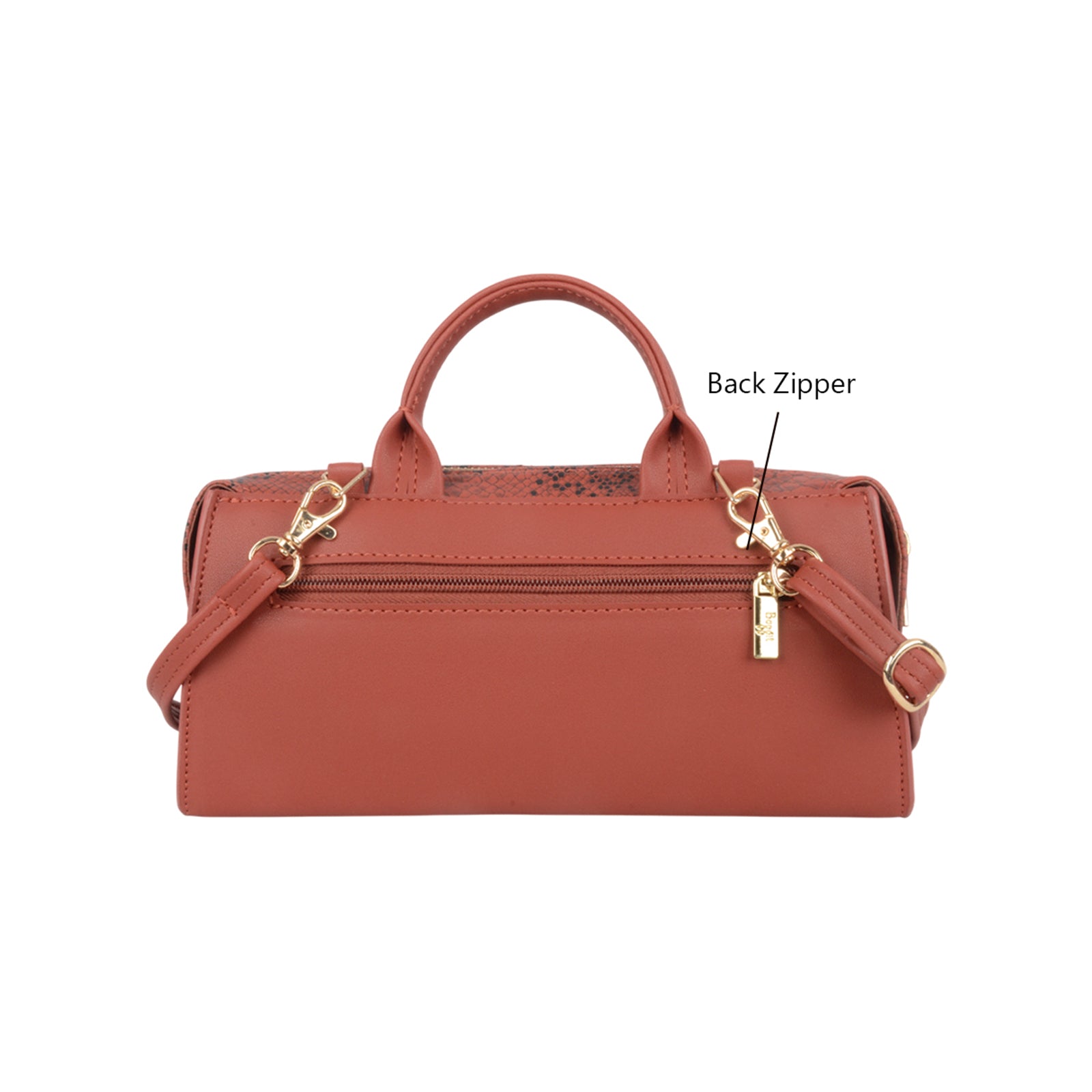 Python Tan Small Bag