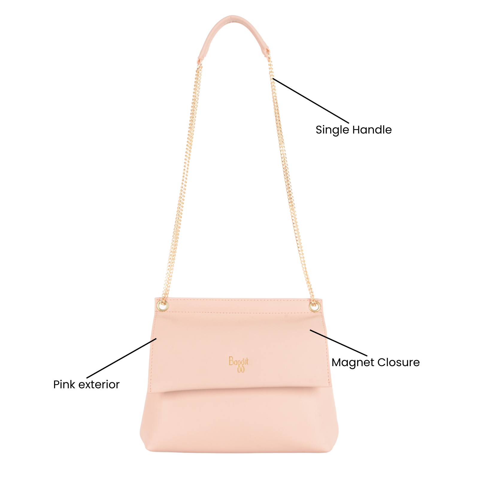 Caren Meow 5 Ss Soft Pink Extra Small Tote Bag