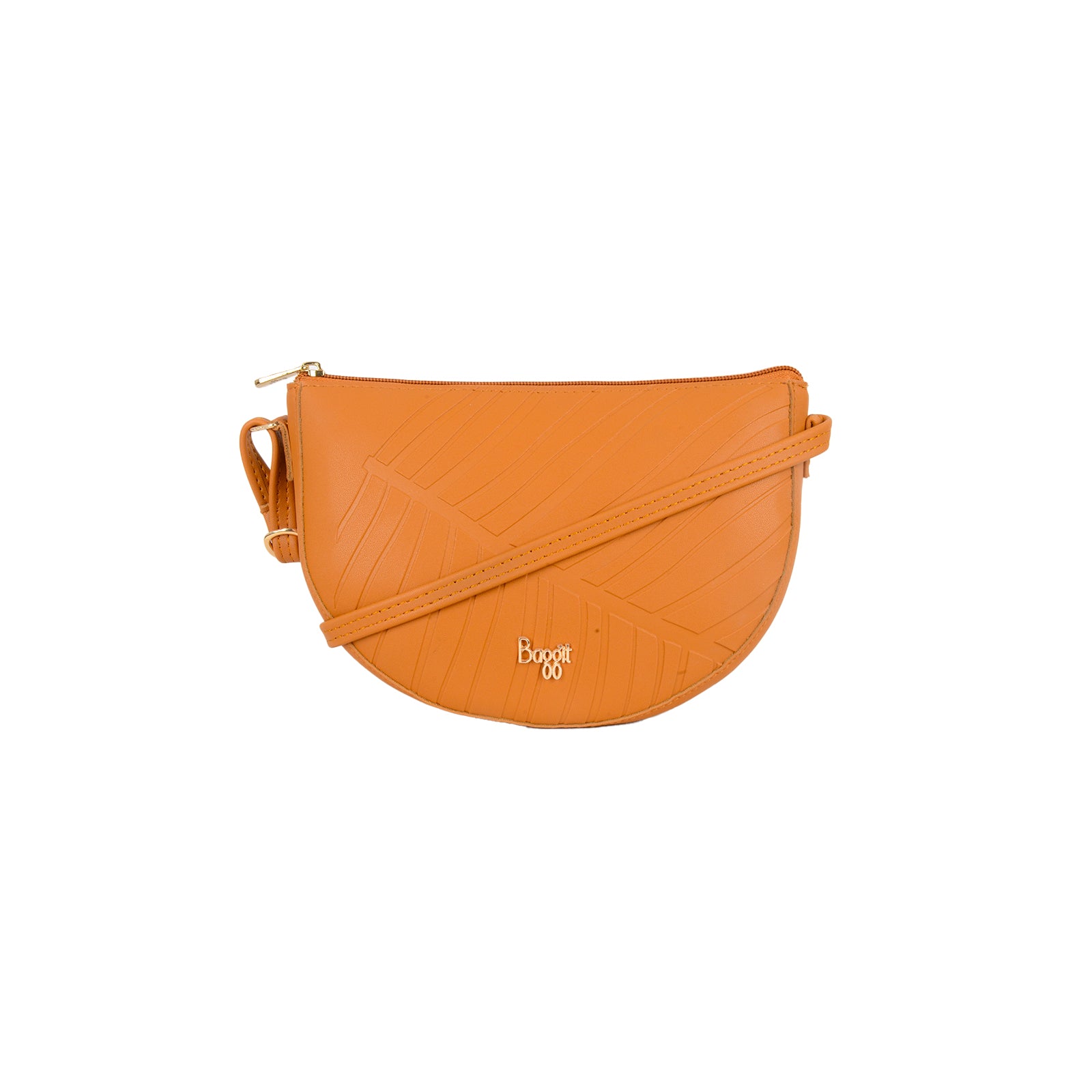Leafy Mustard Small Saddle Bag