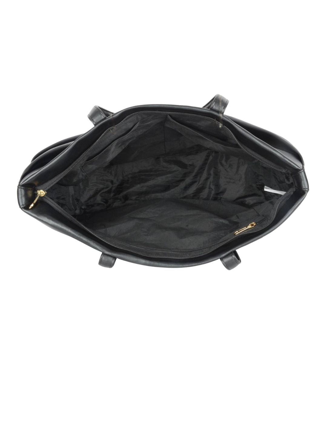 Watercolor Black Large Tote Bag