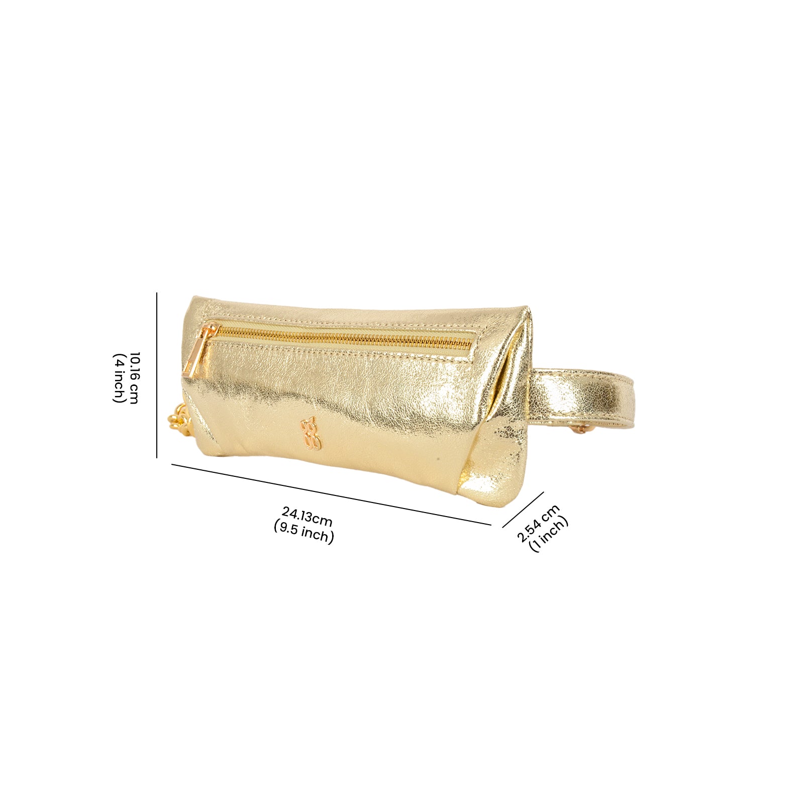 Beetles Gold Extra Small Waistpouch Bags