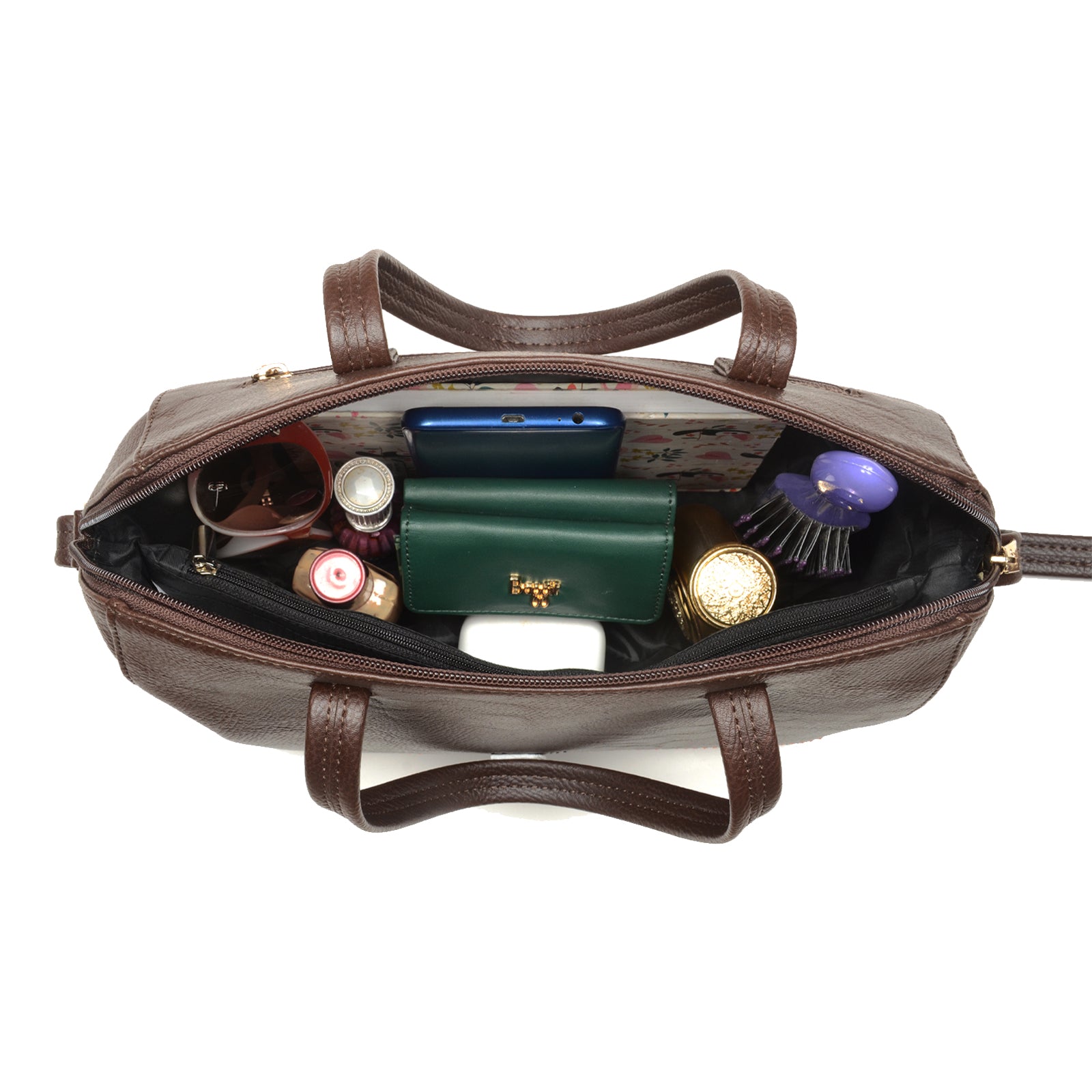 Sparr Brown Medium Duffel Sling Bag