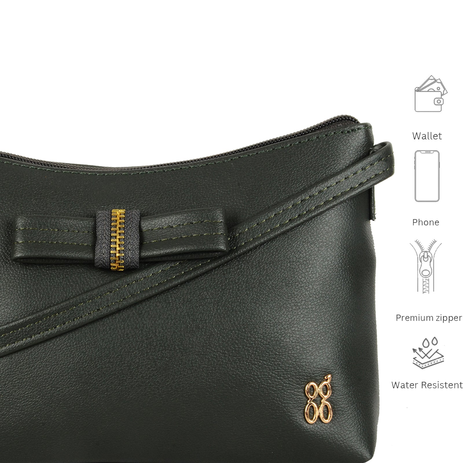 Tippet Grey Small Hobo Sling Bag