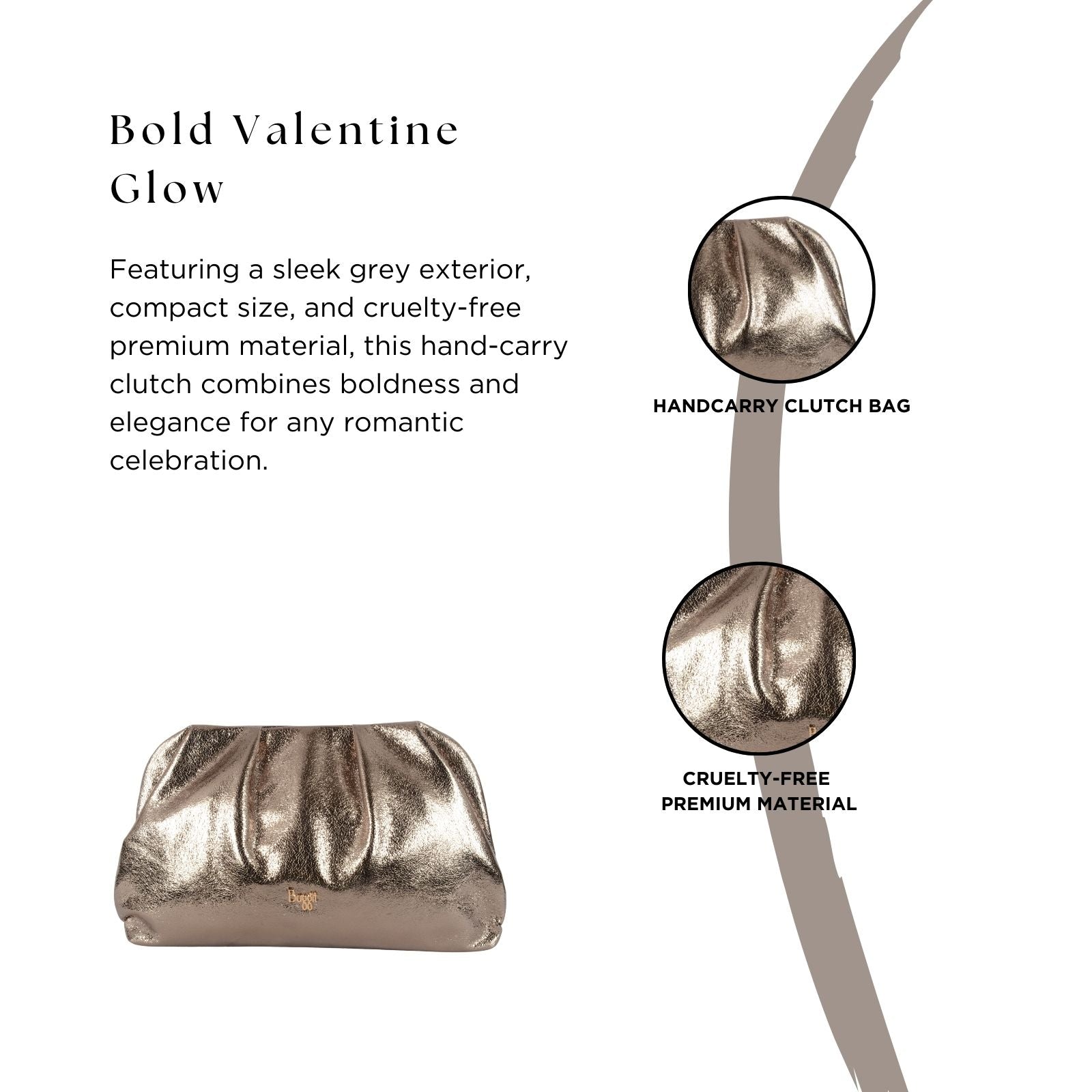 Looking Grey Small Clutch