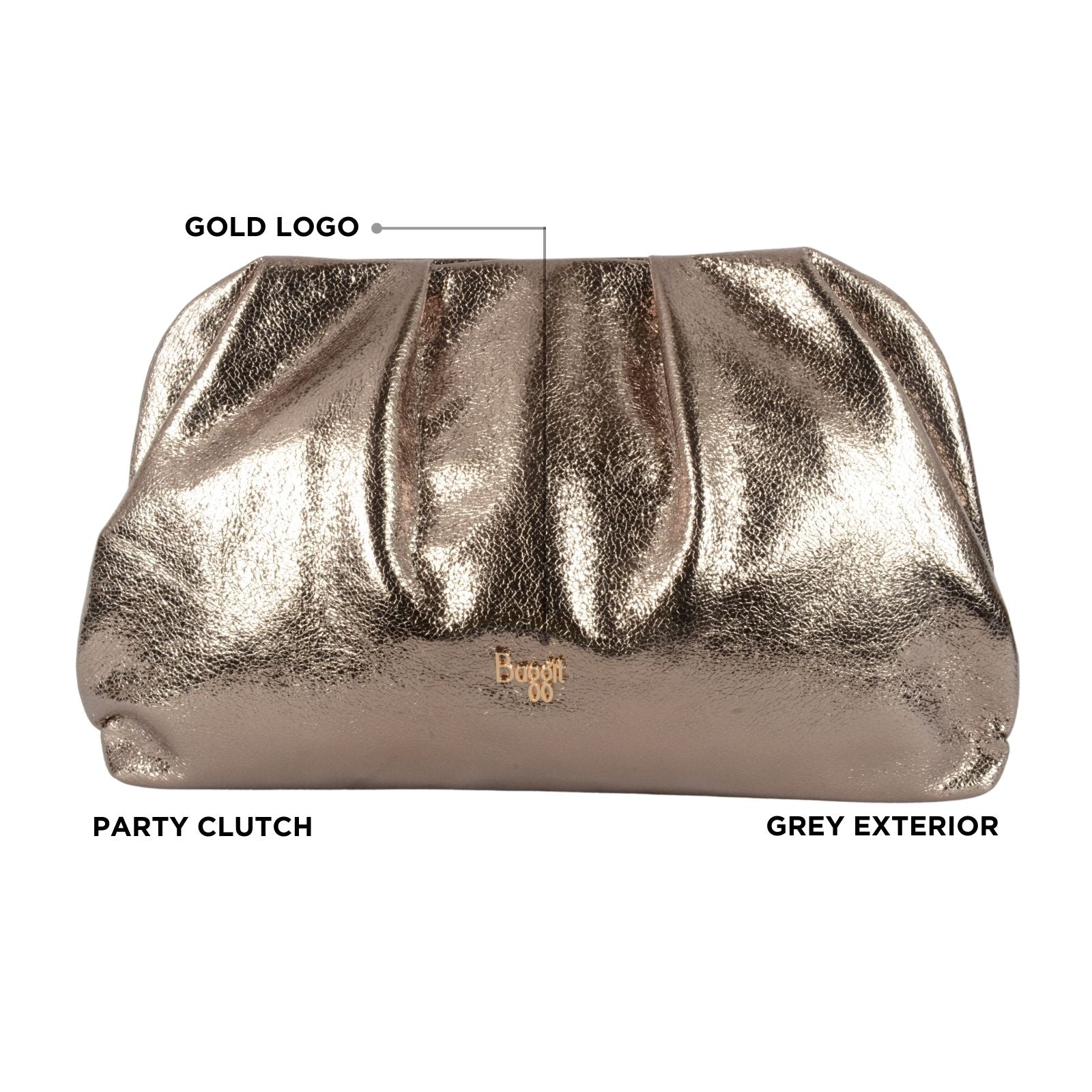 Looking Grey Small Clutch