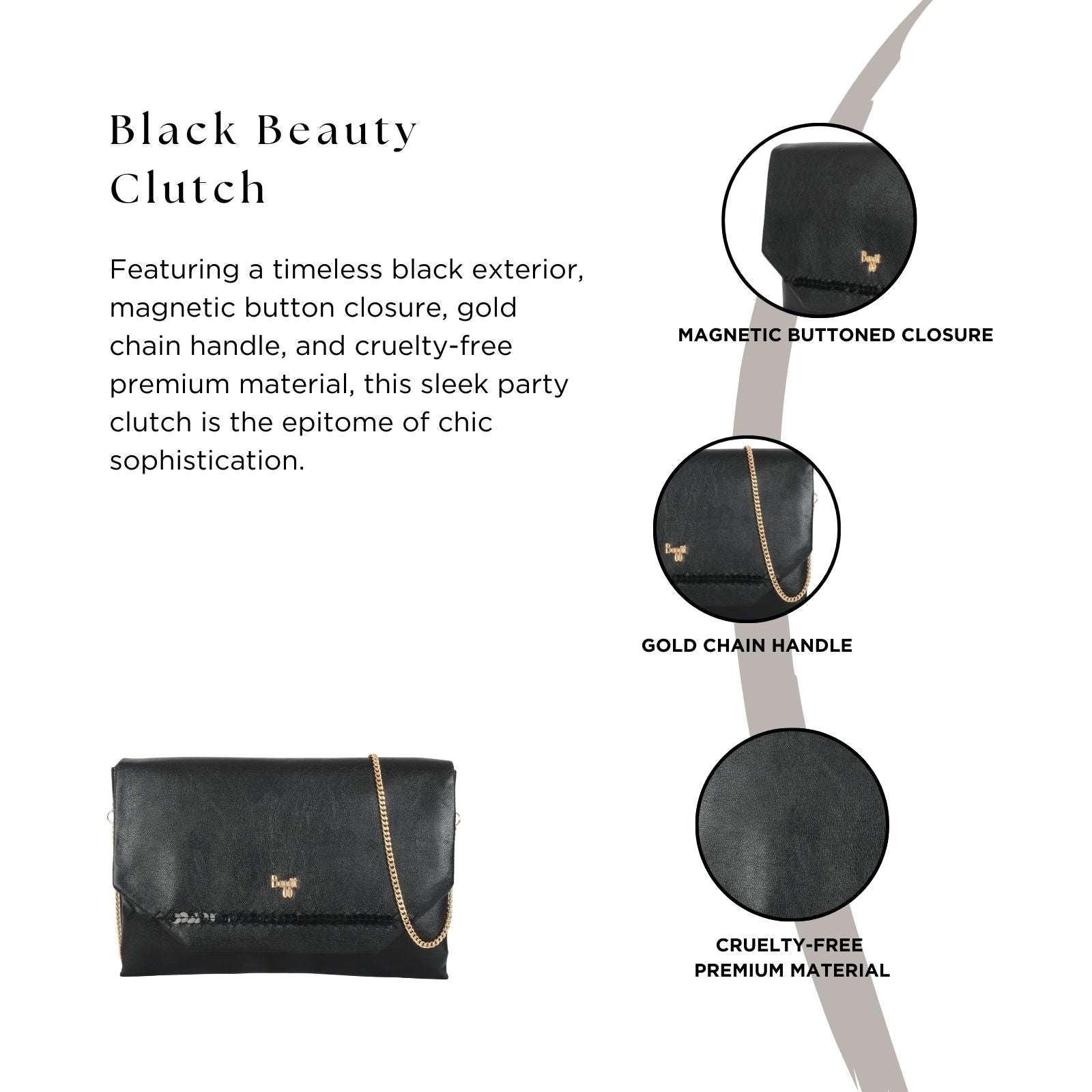 Parliament Black Small Tote Bag