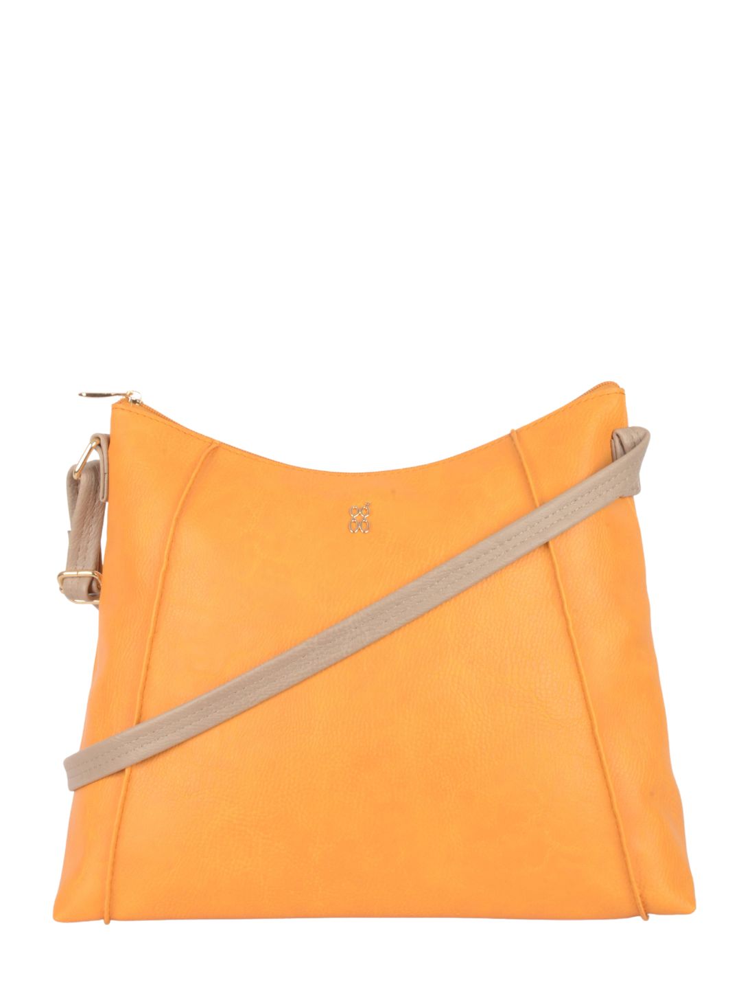 Amara Yellow Medium Hobo Bag