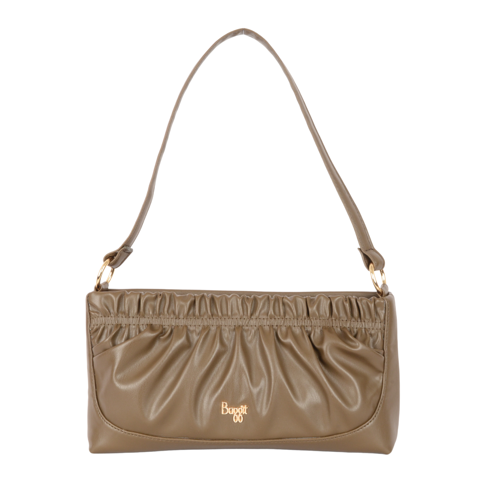 Neil Softella Forest Green Small Baguette Bags - Main Image