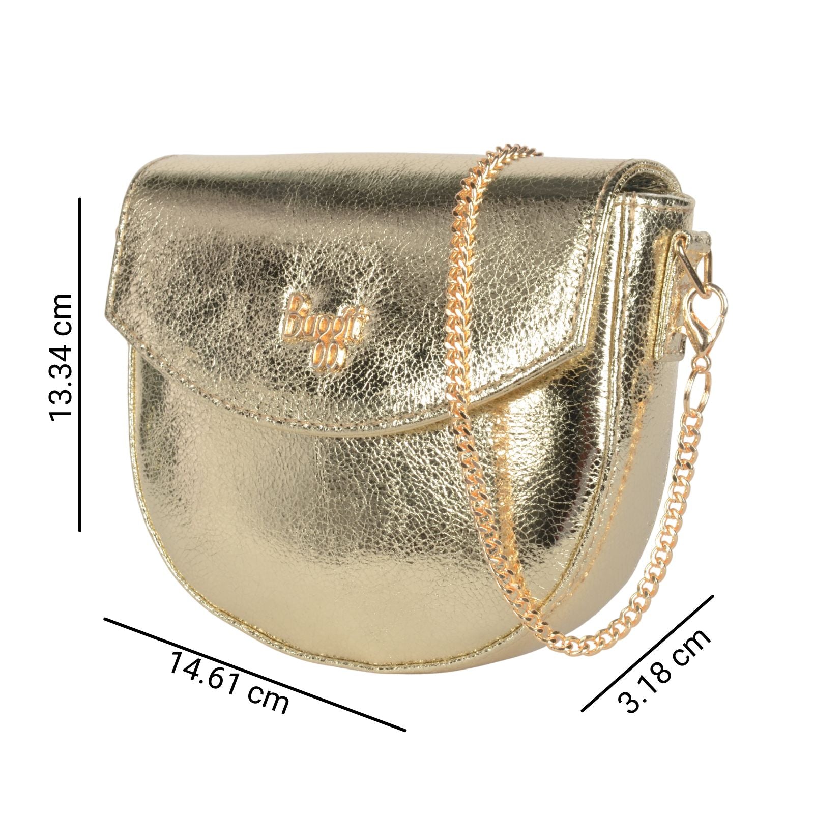 Lilliput Gold Extra Small Saddle Bag