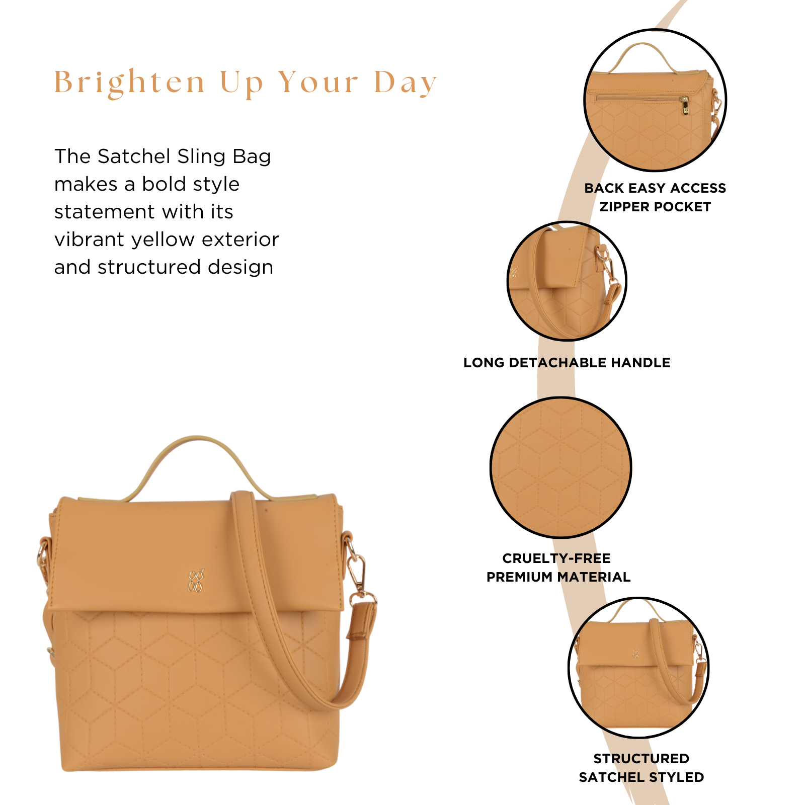 Tappy Yellow Small Bags