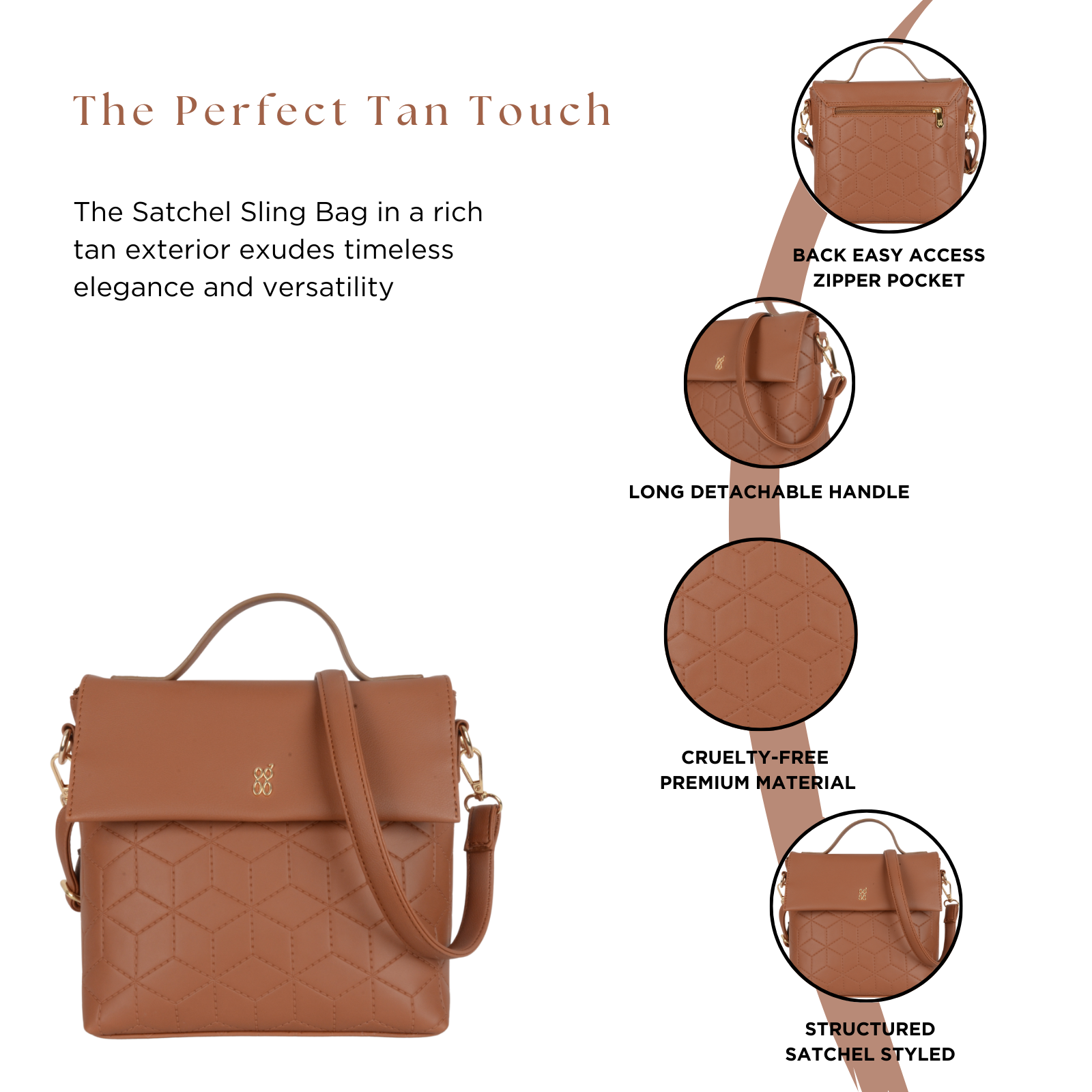 Tappy Tan Small Bags