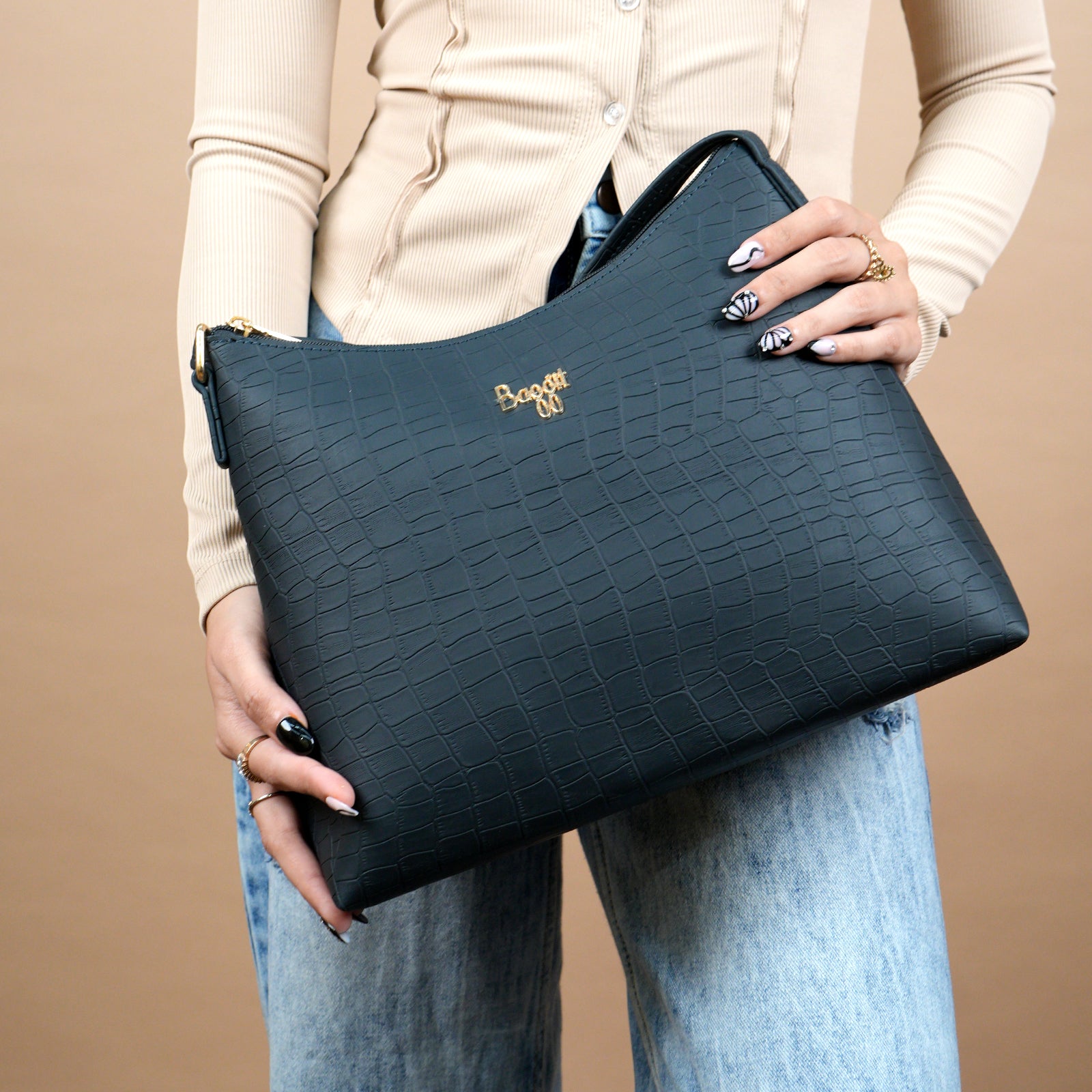 York Blue Medium Hobo Sling Bag