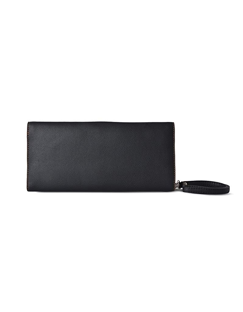 Jackson Black Oversize Two Fold Wallet