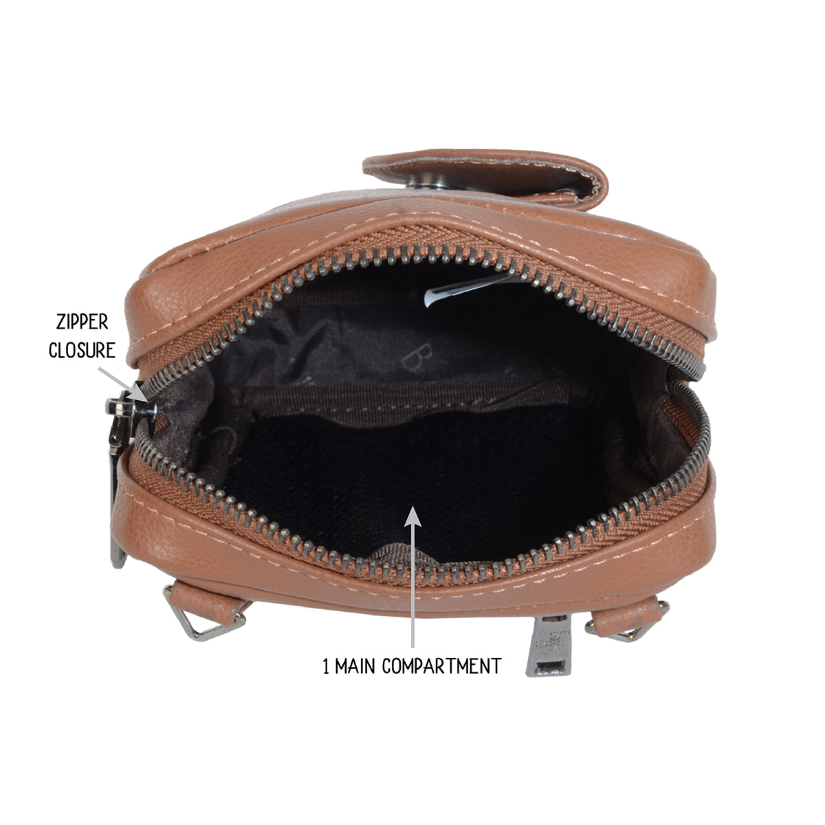 Define Tan Large Vertical Sling Bags