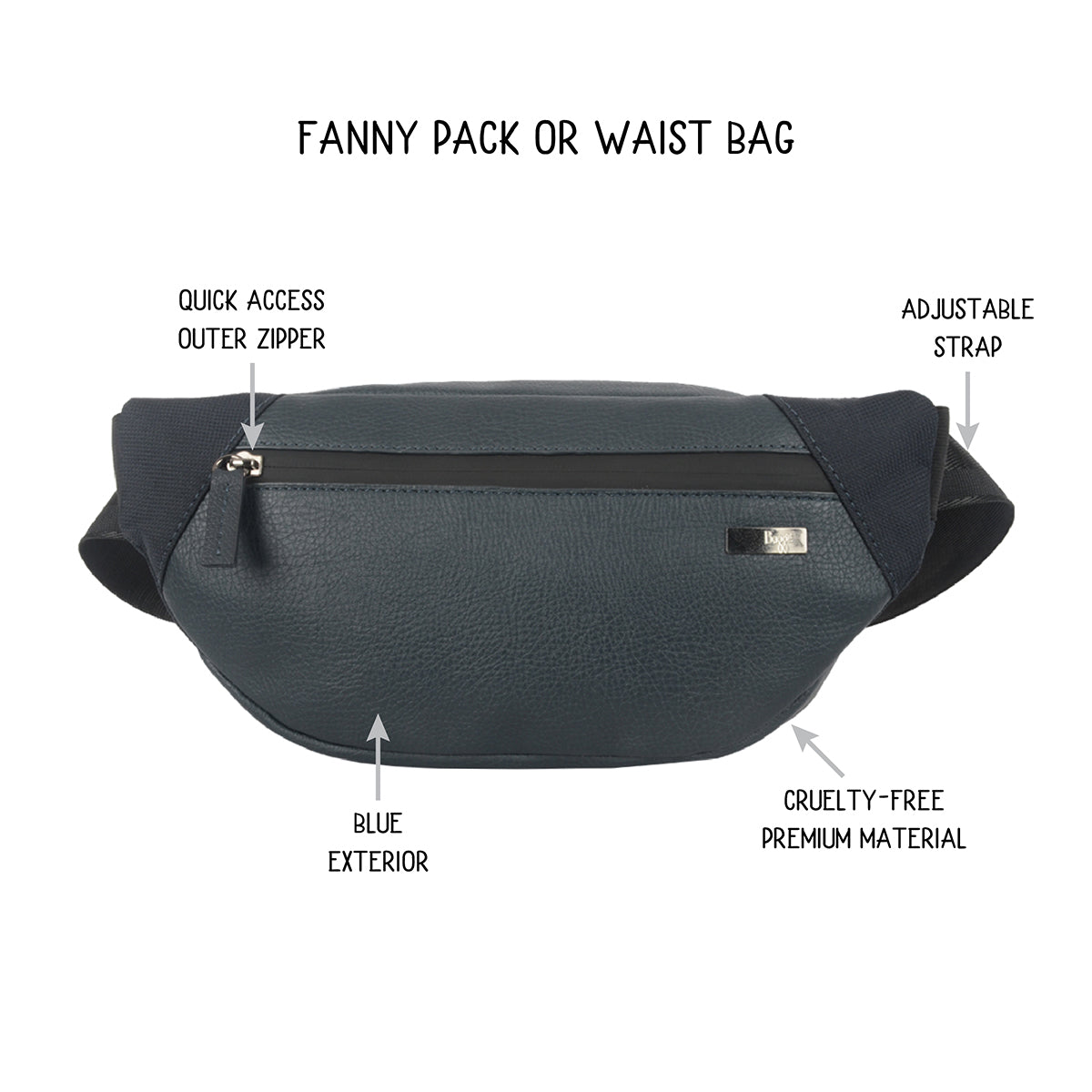 Kai Blue XS Waistpouch Sling Bags