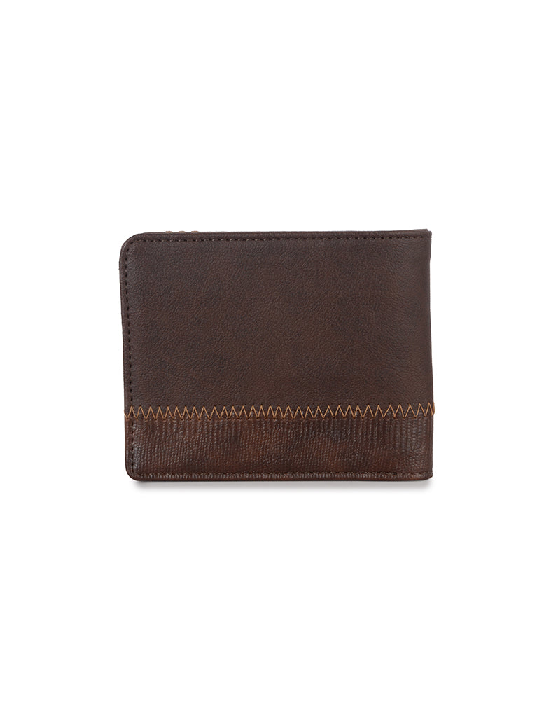 Acom Brown Small Two Fold Wallet