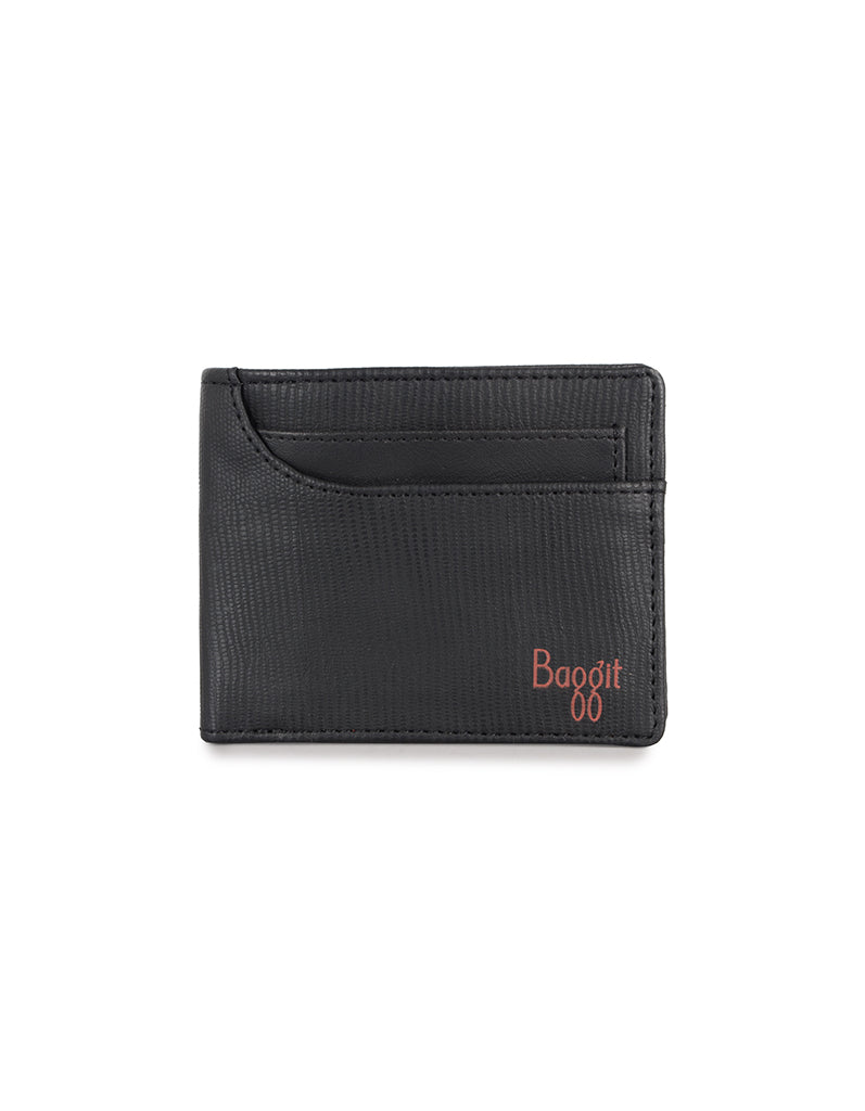 Actor Black Small Two Fold Wallet