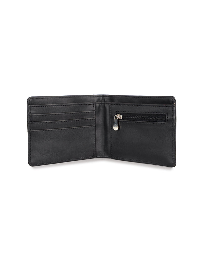 Actor Black Small Two Fold Wallet